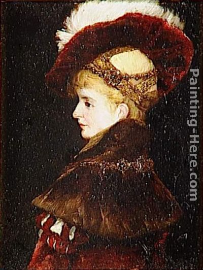 Portrait de femme en costume d'apparat painting - Hans Makart Portrait de femme en costume d'apparat art painting